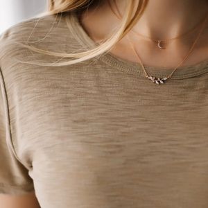 Vine Necklace | Rose Gold 925 Silver